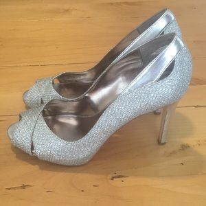 Alfani silver heels!